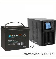 ИБП POWERMAN ONLINE 3000 Plus + ВОСТОК PRO СК-1275