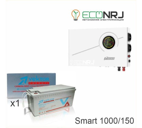 ИБП Powerman Smart 1000 INV + Vektor VPbC 12-150