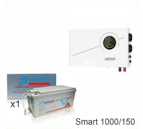 ИБП Powerman Smart 1000 INV + Vektor VPbC 12-150