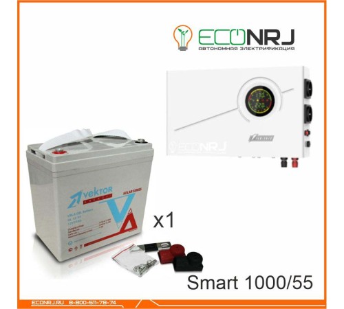 ИБП Powerman Smart 1000 INV + Vektor GL 12-55