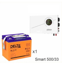 ИБП Powerman Smart 500 INV + Delta GEL 12-33