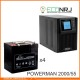 ИБП POWERMAN ONLINE 2000 Plus + LEOCH DJM1255