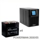 ИБП POWERMAN ONLINE 2000 Plus + LEOCH DJM1255