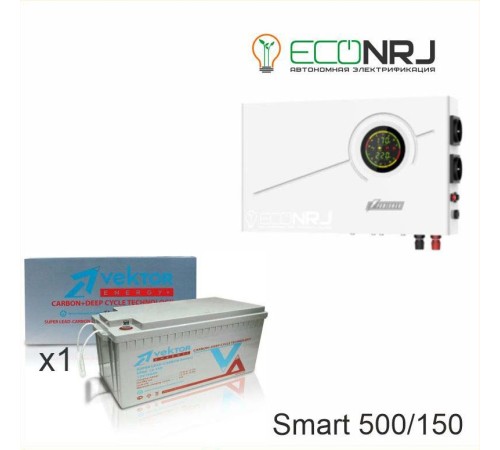 ИБП Powerman Smart 500 INV + Vektor VPbC 12-150