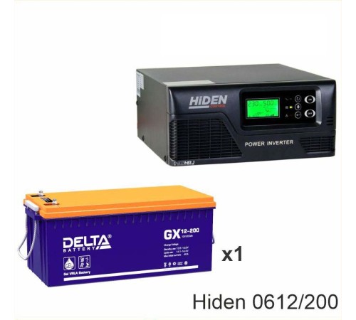 ИБП Hiden Control HPS20-0612 + Delta GX 12-200