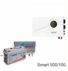 ИБП Powerman Smart 500 INV + Vektor VPbC 12-100