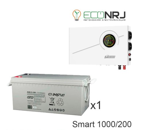 ИБП Powerman Smart 1000 INV + Энергия АКБ 12–200