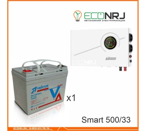 ИБП Powerman Smart 500 INV + Vektor GL 12-33