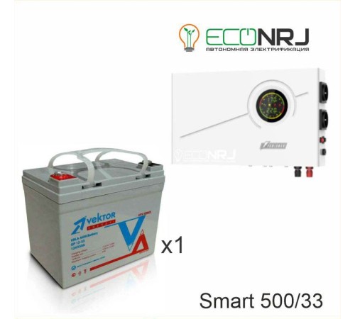 ИБП Powerman Smart 500 INV + Vektor GL 12-33