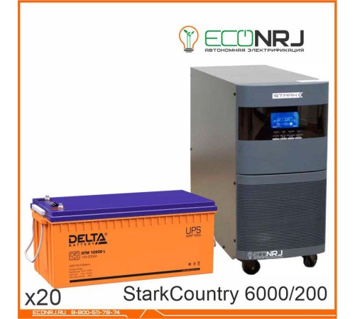 Stark Country 6000 Online, 12А + Delta DTM 12200 L