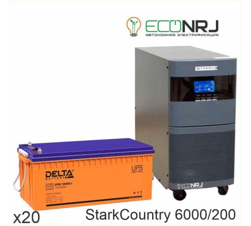 Stark Country 6000 Online, 12А + Delta DTM 12200 L