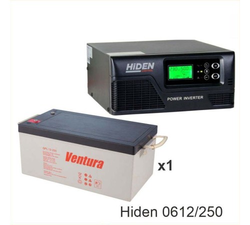 ИБП Hiden Control HPS20-0612 + Ventura GPL 12-250