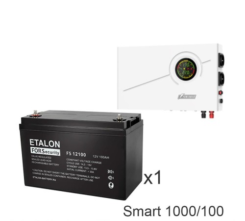 ИБП Powerman Smart 1000 INV + ETALON FS 12100