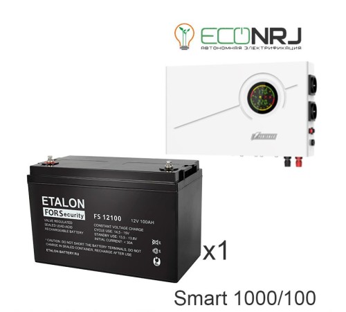 ИБП Powerman Smart 1000 INV + ETALON FS 12100