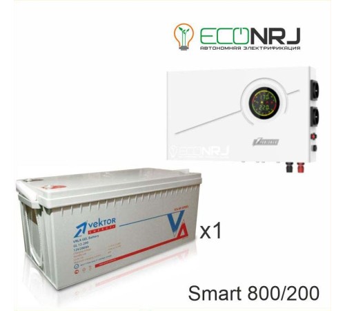 ИБП Powerman Smart 800 INV + Vektor GL 12-200