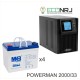 ИБП POWERMAN ONLINE 2000 Plus + MNB MNG33-12