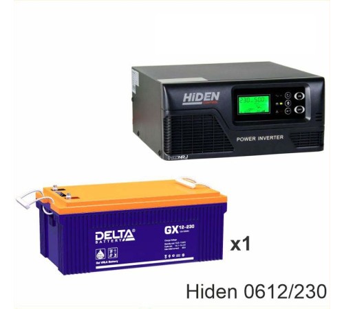 ИБП Hiden Control HPS20-0612 + Delta GX 12-230