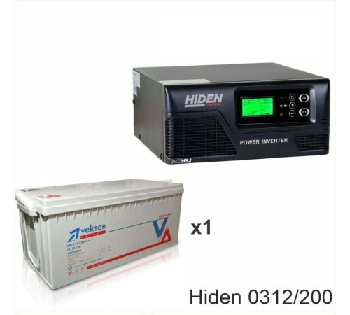 ИБП Hiden Control HPS20-0312 + Vektor GL 12-200