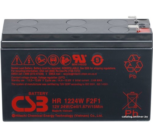 Аккумуляторная батарея CSB HR1224W F2 F1