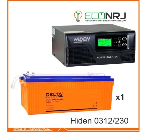 ИБП Hiden Control HPS20-0312 + Delta DTM 12230 L