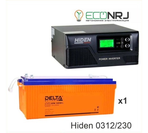 ИБП Hiden Control HPS20-0312 + Delta DTM 12230 L