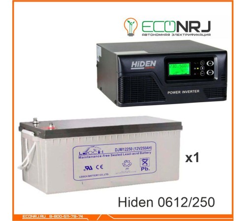 ИБП Hiden Control HPS20-0612 + LEOCH DJM12250