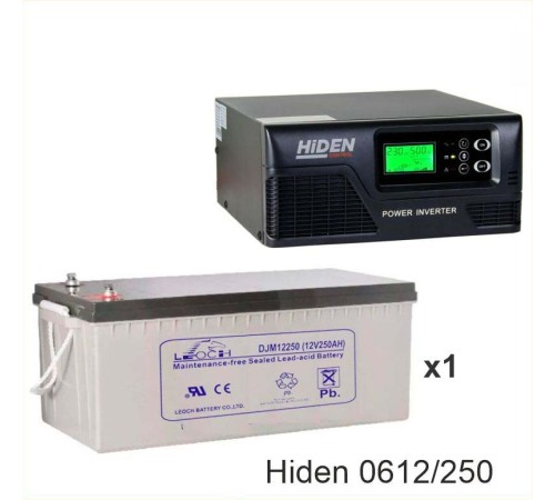 ИБП Hiden Control HPS20-0612 + LEOCH DJM12250