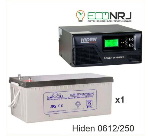 ИБП Hiden Control HPS20-0612 + LEOCH DJM12250