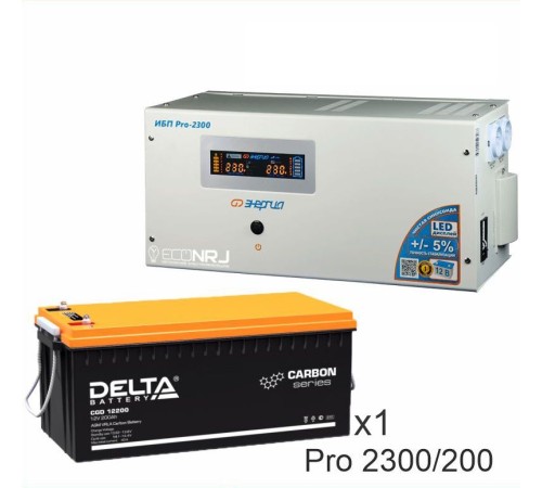 Энергия PRO-2300 + Аккумуляторная батарея Delta CGD 12200