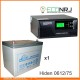 ИБП Hiden Control HPS20-0612 + LEOCH DJM1275