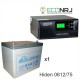 ИБП Hiden Control HPS20-0612 + LEOCH DJM1275