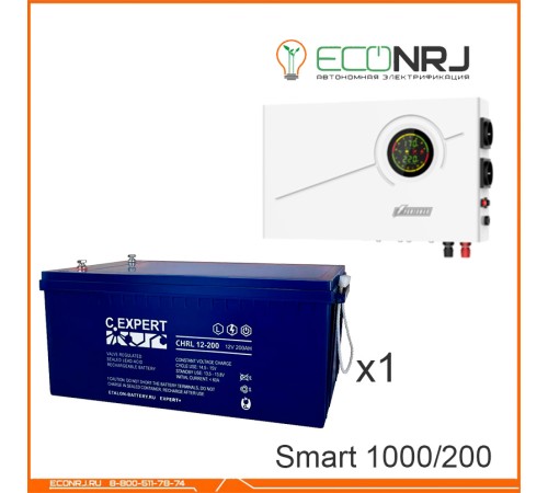 ИБП Powerman Smart 1000 INV + ETALON CHRL 12-200