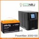 ИБП POWERMAN ONLINE 3000 Plus + Delta CGD 12100