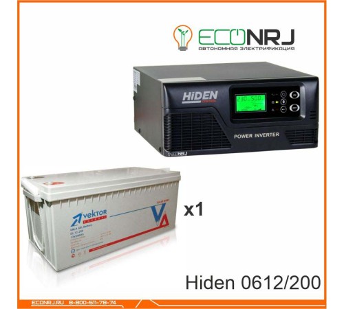 ИБП Hiden Control HPS20-0612 + Vektor GL 12-200