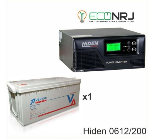 ИБП Hiden Control HPS20-0612 + Vektor GL 12-200