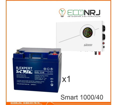 ИБП Powerman Smart 1000 INV + ETALON BHRL 12-40