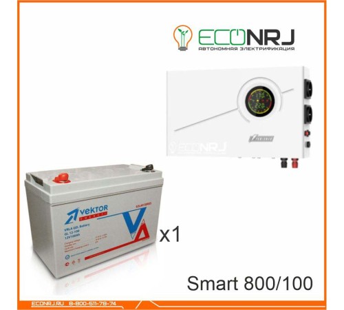 ИБП Powerman Smart 800 INV + Vektor GL 12-100