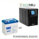 ИБП POWERMAN ONLINE 2000 Plus + MNB MNG55-12