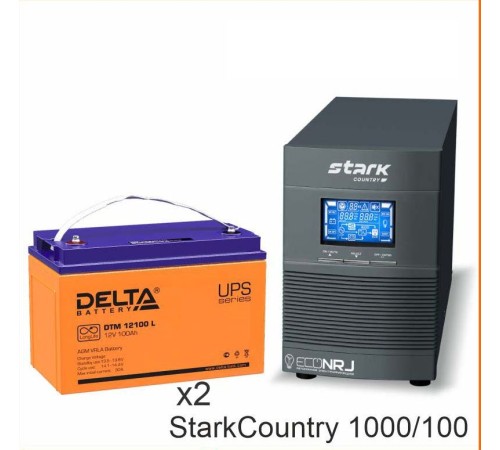 Stark Country 1000 Online, 16А + Delta DTM 12100 L