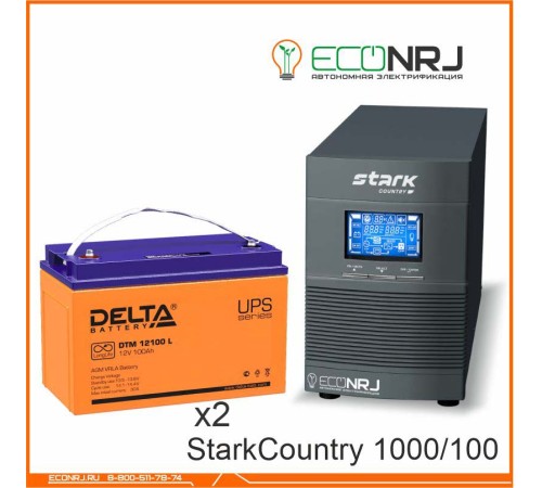 Stark Country 1000 Online, 16А + Delta DTM 12100 L