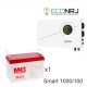 ИБП Powerman Smart 1000 INV + MNB MМ100-12