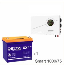 ИБП Powerman Smart 1000 INV + Delta GX 12-75