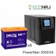 ИБП POWERMAN ONLINE 3000 Plus + Delta GX 12-55