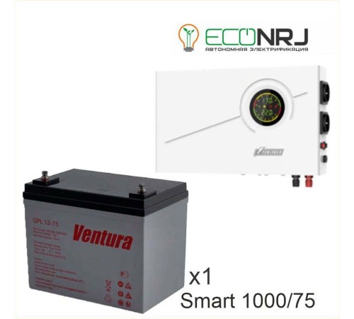 ИБП Powerman Smart 1000 INV + Ventura GPL 12-75