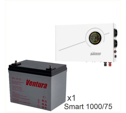 ИБП Powerman Smart 1000 INV + Ventura GPL 12-75