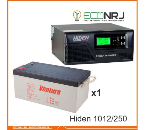 ИБП Hiden Control HPS20-1012 + Ventura GPL 12-250