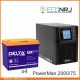 ИБП POWERMAN ONLINE 2000 Plus + Delta GX 12-75