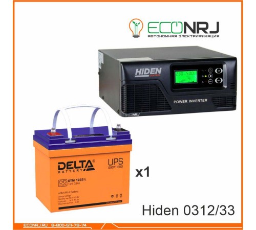 ИБП Hiden Control HPS20-0312 + Delta DTM 1233 L