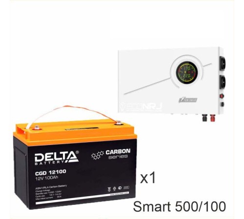 ИБП Powerman Smart 500 INV + Delta CGD 12100