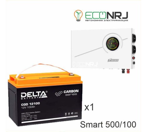 ИБП Powerman Smart 500 INV + Delta CGD 12100